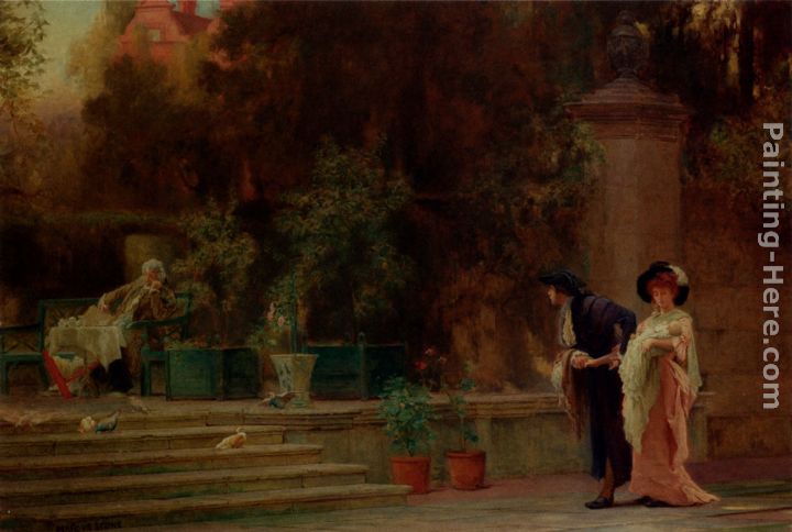 Married For Love painting - Marcus Stone Married For Love art painting